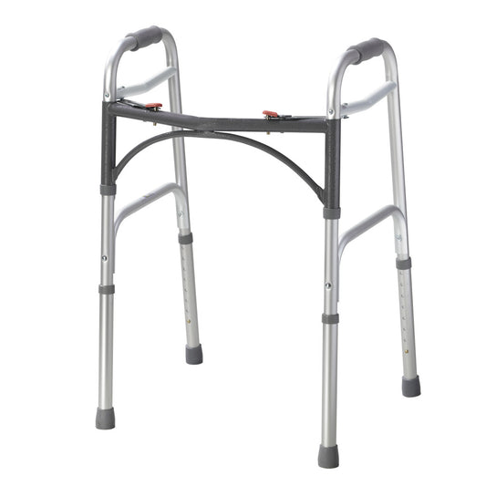 Deluxe Folding Walker, Two Button