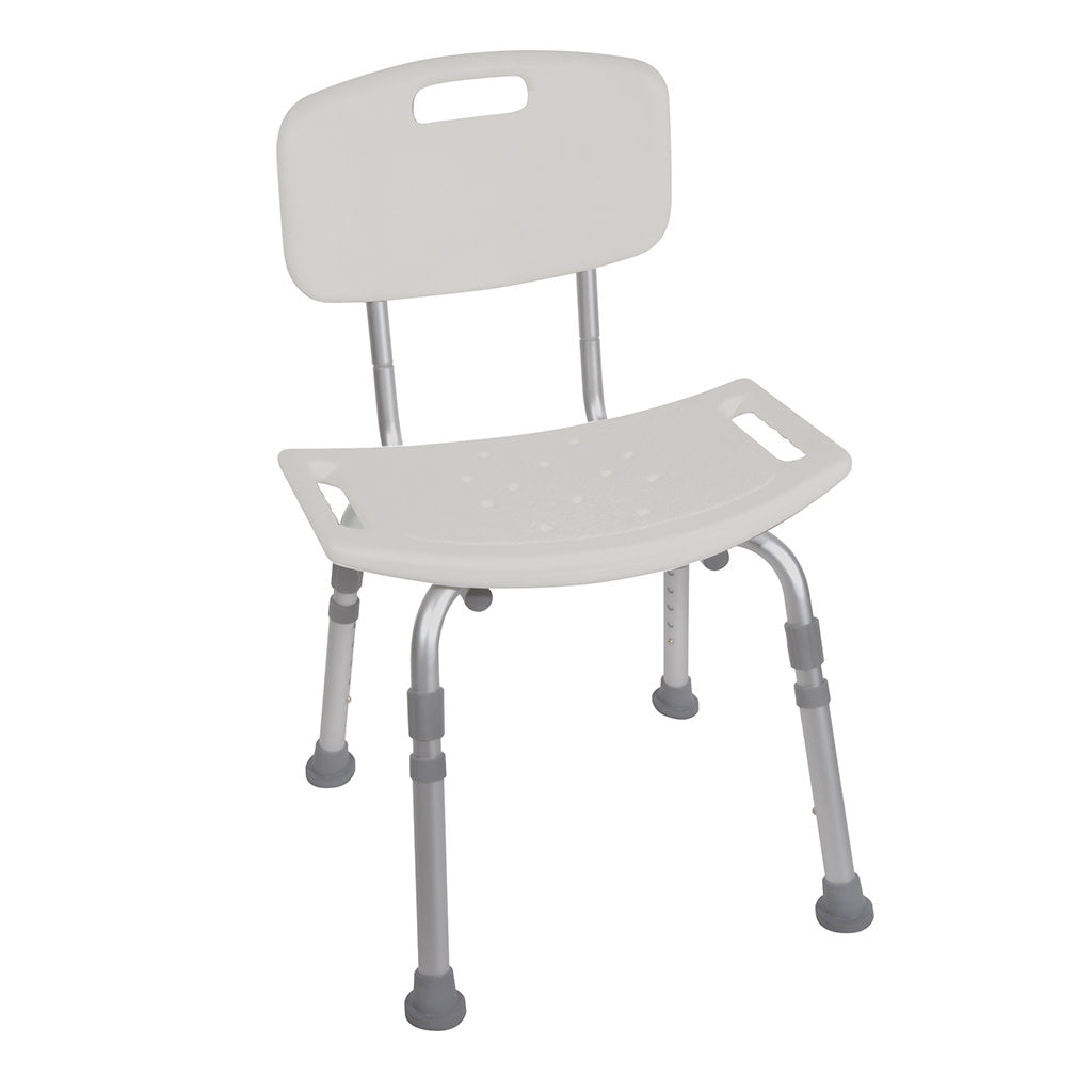 Aluminum Shower Chair With Back