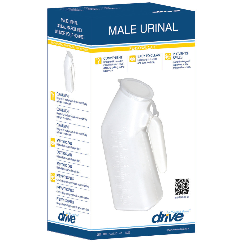 Spill-Proof Male Urinal