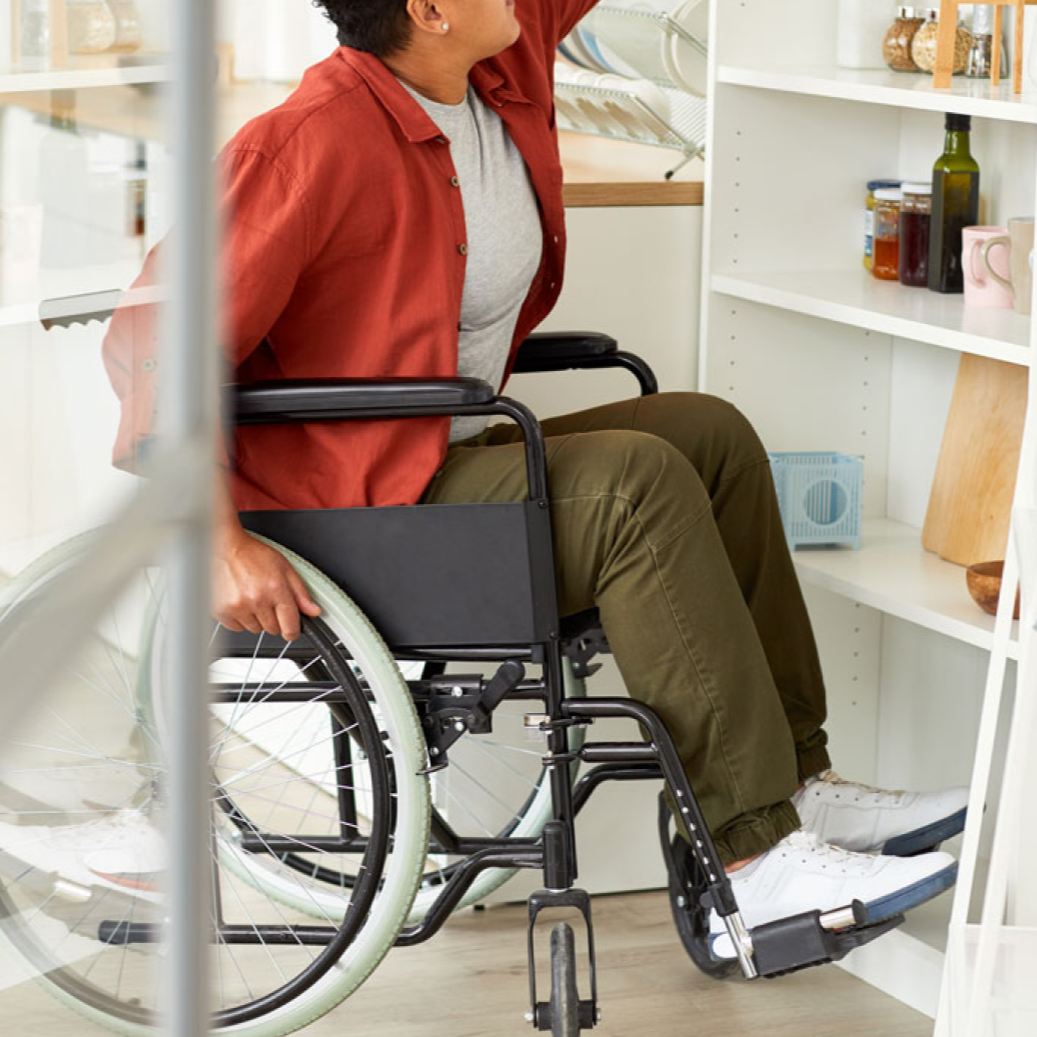 Woman In Wheelchair